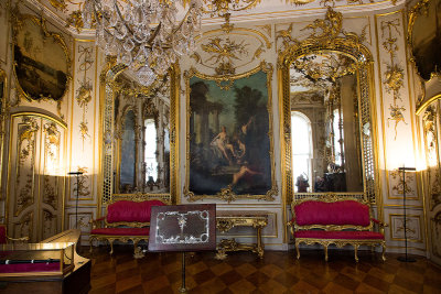 Inside the Sanssouci palace