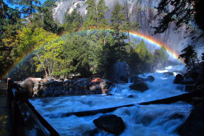 Yosemite Falls Rainbow Mist