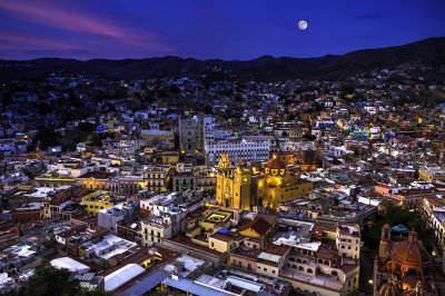 Guanajuato Mexico Moonlight