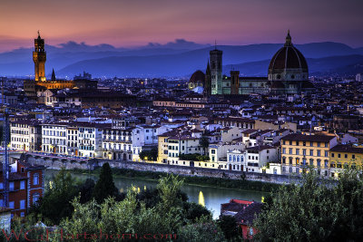 Florence Italy Twilight