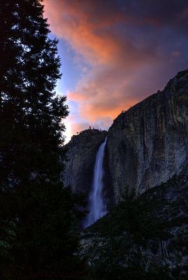 Yosemite Falls Sunset