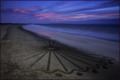 Santa Monica Beach Art