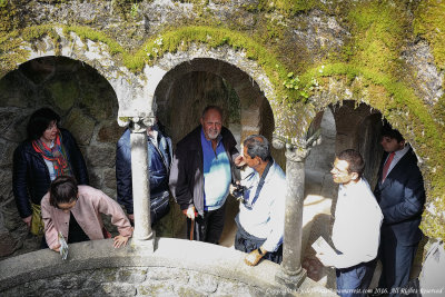 2017 - Ken entering the Initiatic Well, Quinta da Regalia - Sintra, Lisboa - Portugal