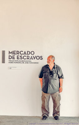 2017 - Ken at the Slaves Museum in Lagos, Algarve - Portugal