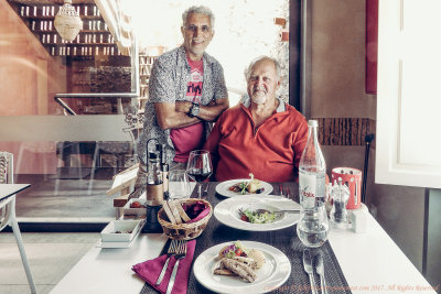 2017 - Ken & John at Tertúlia Algarvia Restaurant, Vila Adentro - Faro, Algarve - Portugal