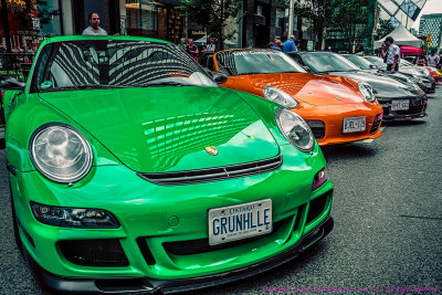 2017 - Porsches, Bloor Yorkville Exotic Car Show - Toronto, Ontario - Canada