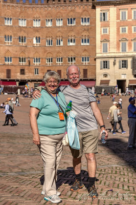 2017 - Marilyn & Martin, Piazza del Campo - Siena, Tuscany - Italy