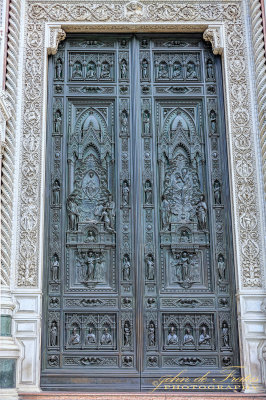 2017 - The Door of the Cathedral of Santa Maria del Fiore - Florence, Tuscany - Italy