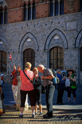 2017 - Discovery Tour Travelers in Piazza del Campo - Siena, Tuscany - Italy