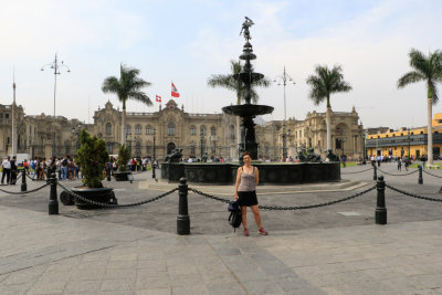 Centre ville de Lima, la place d'arme