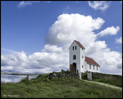 Strandarkirkja  church on the lake.jpg