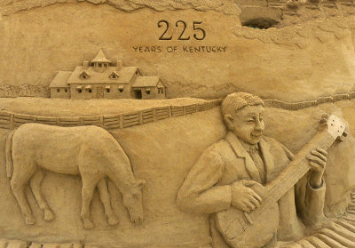 Kentucky Sand Sculpture