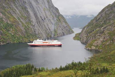 Lofoten islands, the Trollfjord