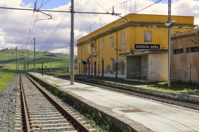 Closed train station