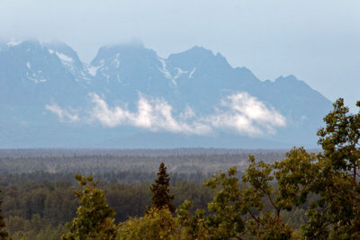 Looking towards Mt McKinley (hidden from view)