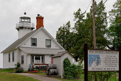 The Old Mission Lighthouse, on the 45th Parallel