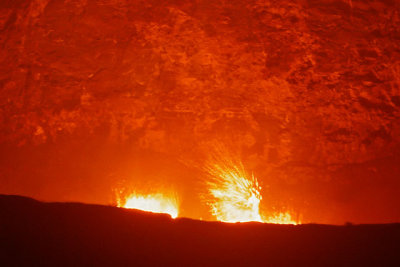 Kilauea lava spatter