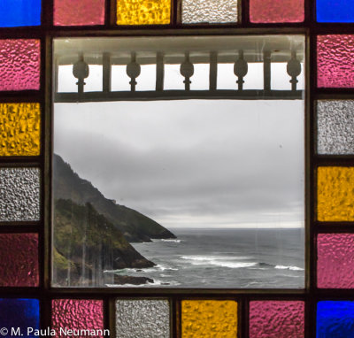 View from lightkeeper's house at Heceta Head