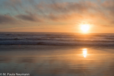 Sunset at Rockaway Beach