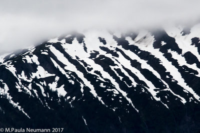 Snow capped mountain