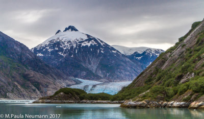 mountains and glacier