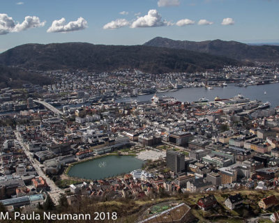 View of Bergen from Floyen