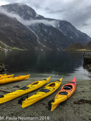 Kayaking Naeroyfjord