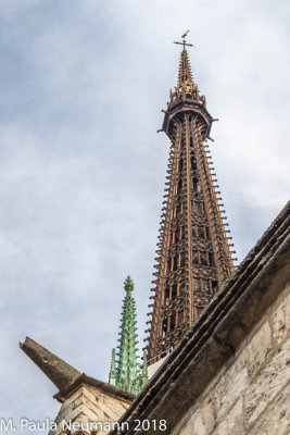 Cathedral towers in Rouen