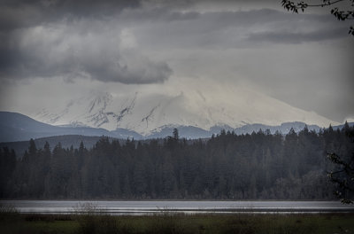 27. Mount Saint Helens from the visitor's center. Not a good day for viewing.