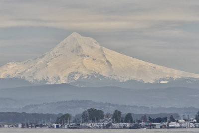 40. Mt. Hood as seen from Portland, OR.
