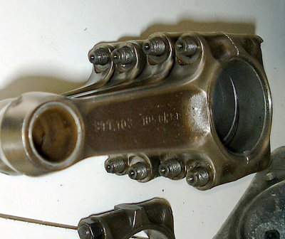 956 / 962 Titanium Connecting Rods pn 911.103.105.0R - Photo 5