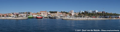 Skyline of Setbal harbour