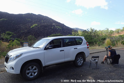 Jos in search for Rock Wallabies