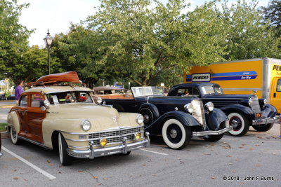 1948 Chrysler Town & Country Sedan - 1934 Lincoln Convertible Sedan by Dietrich - 1935 Cadillac V12 Coupe by Fleetwood