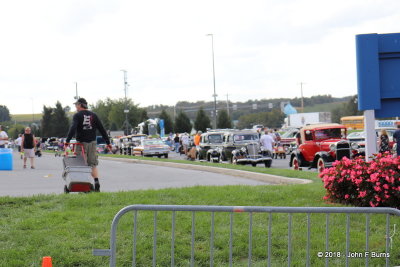 Portion of the Car Corral beside the Green Field