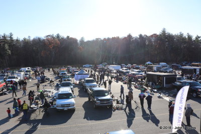 Panoramic View of Nov 11, 2018 Flea Market