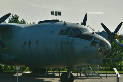 Military transport airplane An-12 2