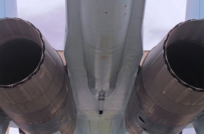 Engine nozzles of Su-27 2