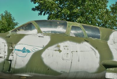 The cockpit of a Su-17