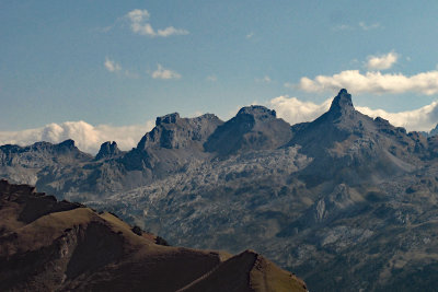 Great view from the crete at Huserstock mountain