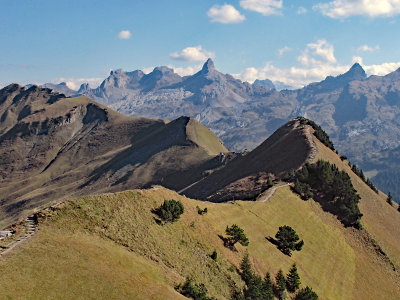 Hiking around Stoos area in Switzerland