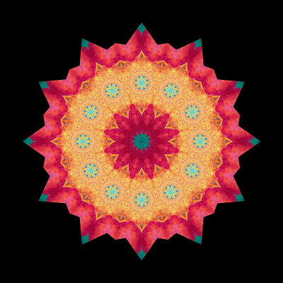 Evolved kaleidoscope created with a picture of an amateur painting