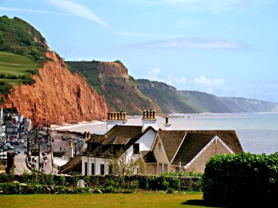 Sidmouth from Harbour Hotel deck