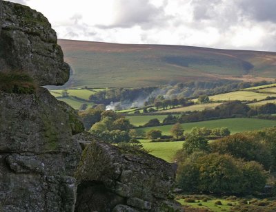 Looking Down From HoundTor 1