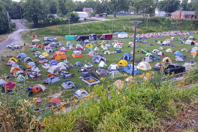 campers in the Goose Pond