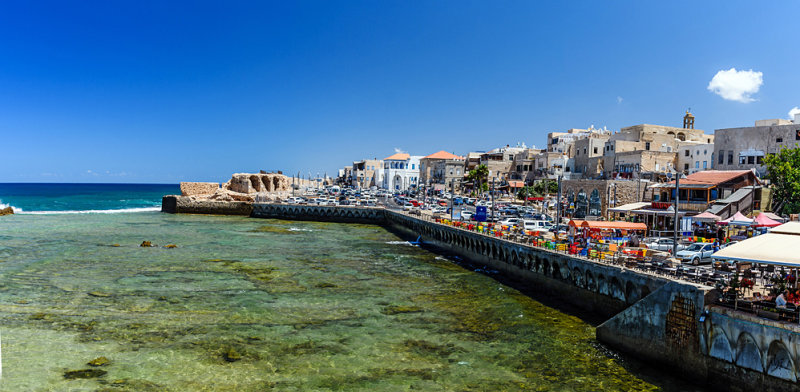 Ancient Acre Harbor - panorama