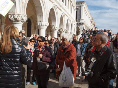 Waiting to enter the Doge's Palace