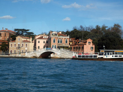 Bridge on the Venice waterfront