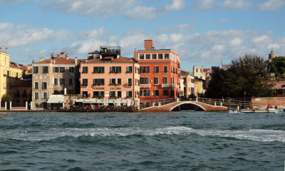 Along the Venice waterfront