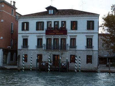 Random hotel on the Grand Canal in Venice